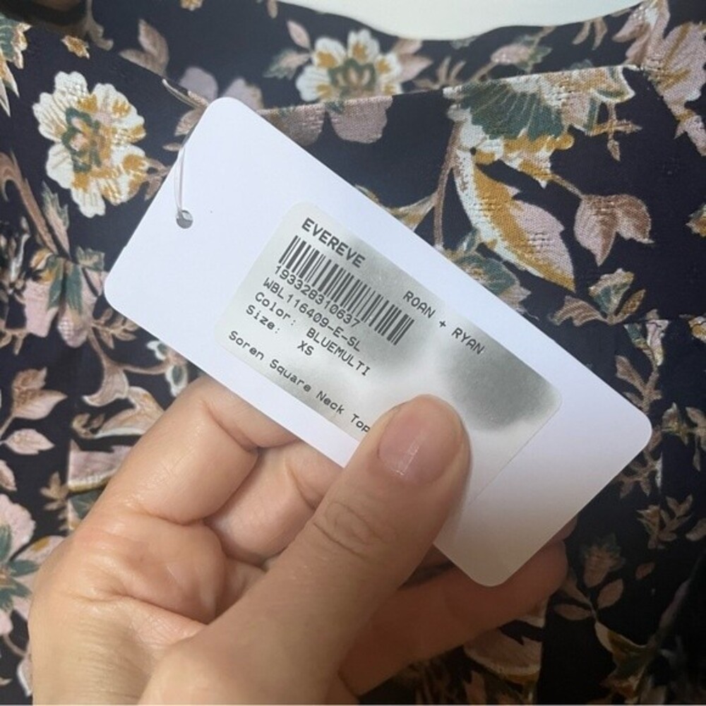 Roan + Ryan Soren Square Neck Top XS NWT - Picture 5 of 13